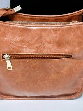 Leopard Strap Crossbody Bag for Women Ladies Casual Satchel Hobo EUC 10X8X4